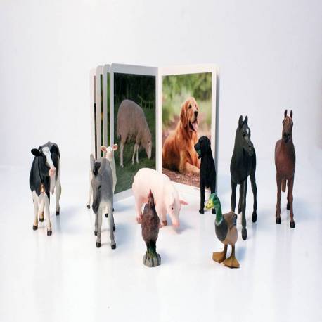 Cuento Imágenes Animales de la Granja Cartón 2