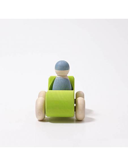 Coche madera verde Grimm's