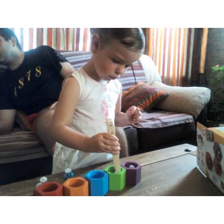 Abejas en la colmena de madera Plan Toys Más de 3 años