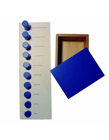 Tarjetas cilindros sin botón 1 Montessori para todos Sensorial