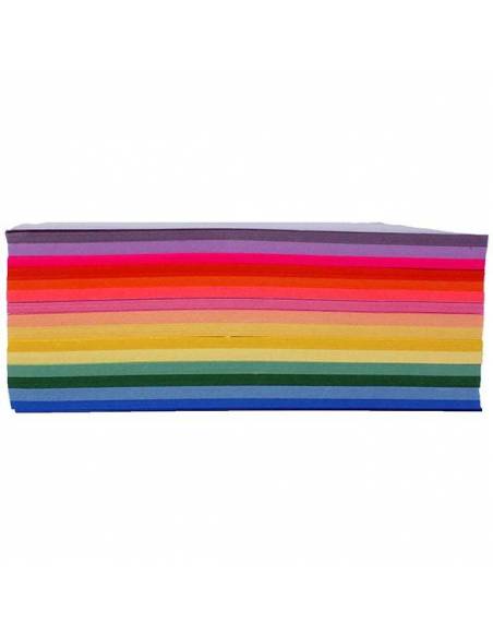 500 hojas de 14X14  cms