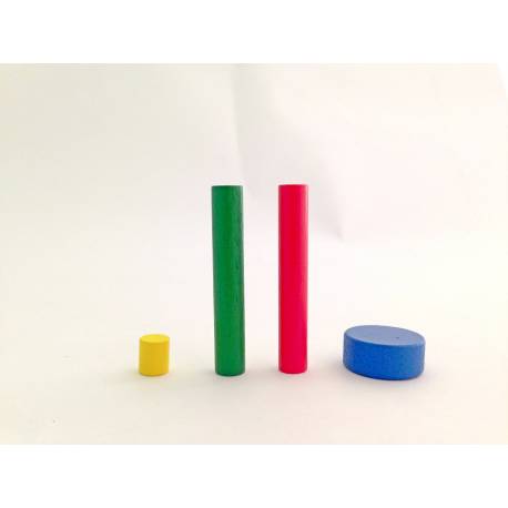 Repuesto Cilindro Sin Botón AZUL Montessori para todos Perlas y Repuestos