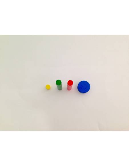 Repuesto Cilindro Sin Botón ROJO Montessori para todos Perlas y Repuestos