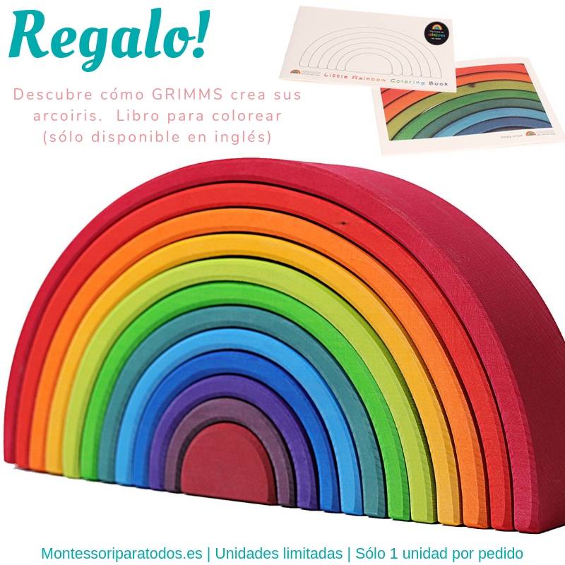 Venta De Arcoiris Grimms De 12 Piezas Montessori Para Todos