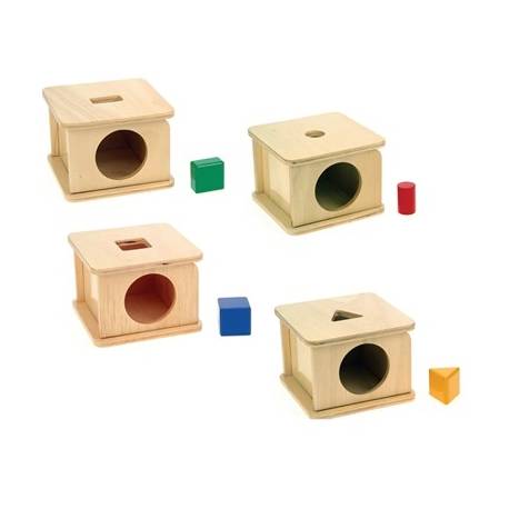 Cilindro pequeño - Caja permanencia abierta Montessori para todos De 1 a 3 años 2