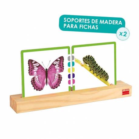 Soporte de madera para fichas