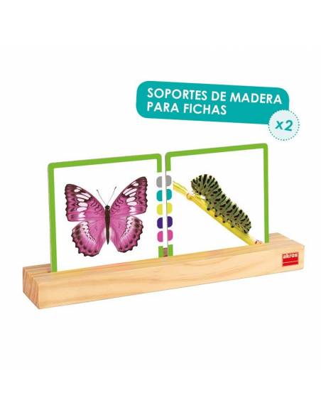 Soporte de madera para fichas