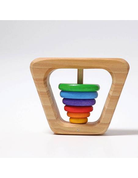 Sonajero de madera Pirámide Grimm´s Bebés