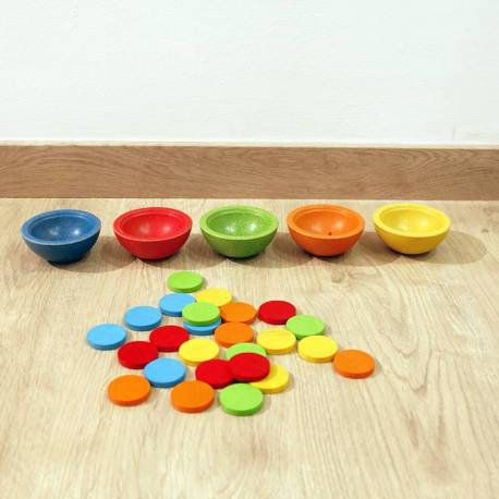 Tazas ordena y cuenta Plan Toys De 1 a 3 años