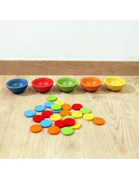 Tazas ordena y cuenta