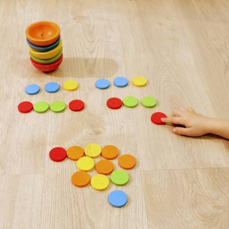 Tazas ordena y cuenta