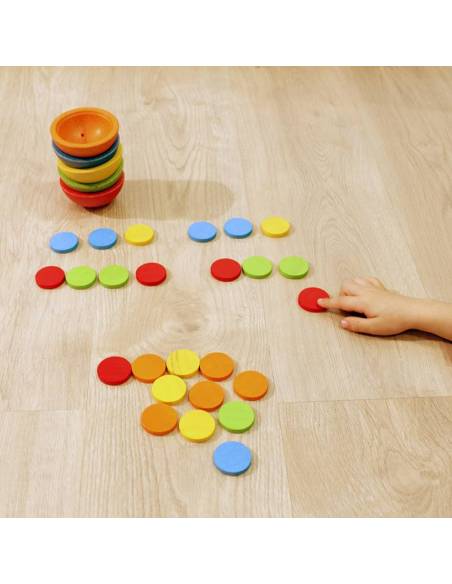 Tazas ordena y cuenta