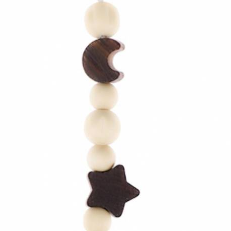 Cadena Luna y Estrella para Chupete Goki Bebés 2