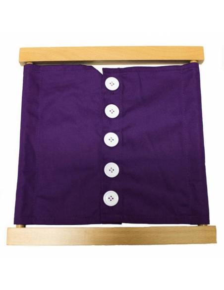 Bastidor de botones grandes