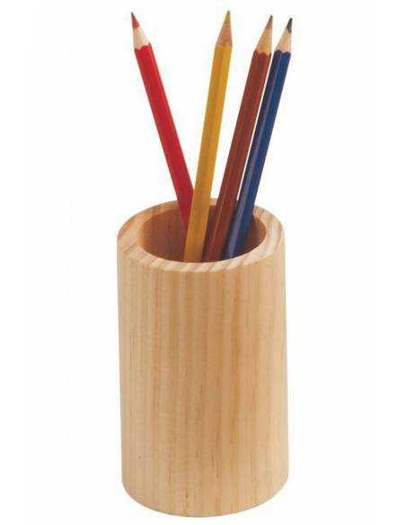 Bote en madera para lápices Faibo Papelería