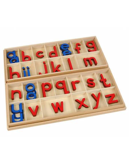 Abecedario móvil en cursiva