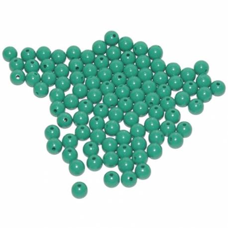 Cuentas en madera rojas