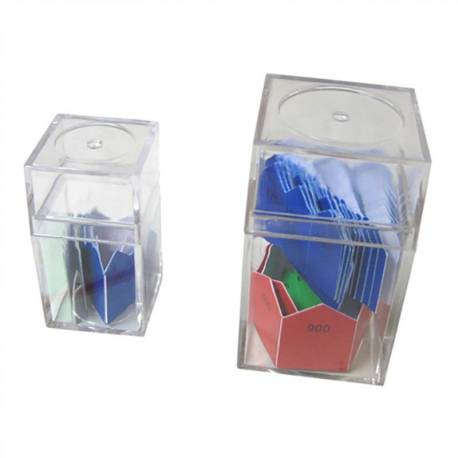 Caja de plástico transparente Montessori para todos Perlas y Repuestos 2