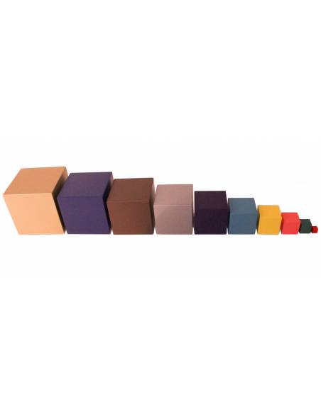 Cubos de colores Montessori para todos Geometría y Álgebra