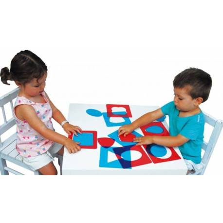 Formas Montessori Translúcidas Henbea Mesa de Luz