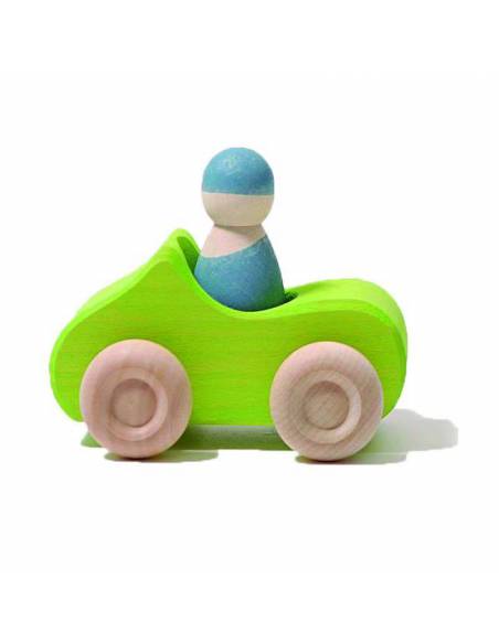 Coche madera verde Grimm's