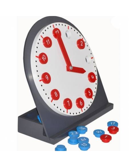 Reloj montessori en madera Montessori para todos Medidas y Tiempo