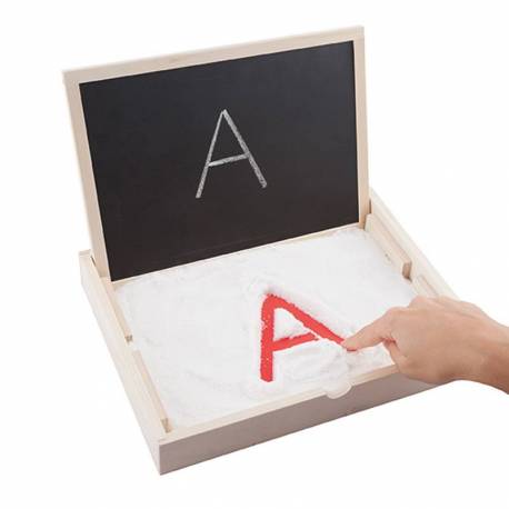 Bandeja preescritura con pizarra