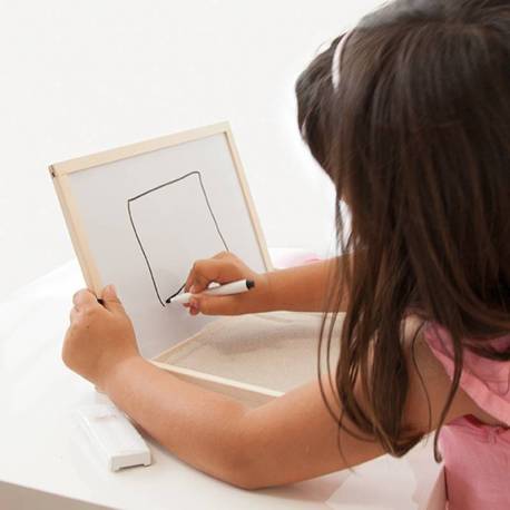 Bandeja preescritura con pizarra