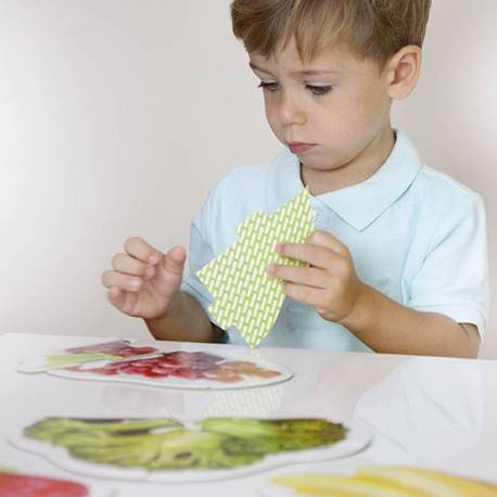 Maxi puzzles alimentos sanos Akros De 1 a 3 años