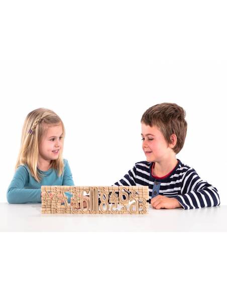 Torre de Números en Re-wood