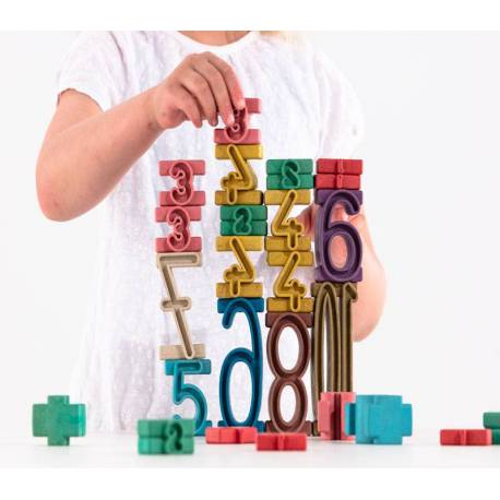 Torre de Números Montessori Wissner Matemáticas