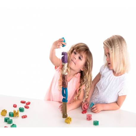 Torre de Números Montessori Wissner Matemáticas