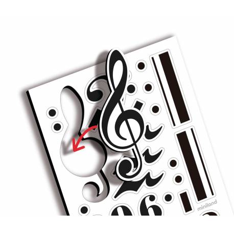 Pizarra Musical y Notas Magnéticas