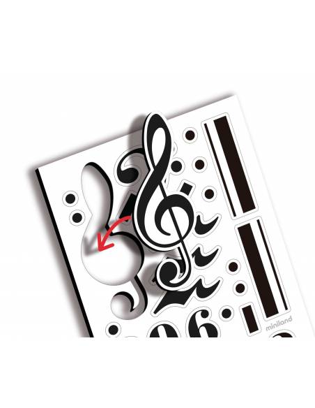 Pizarra Musical y Notas Magnéticas