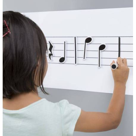 Pizarra Musical y Notas Magnéticas