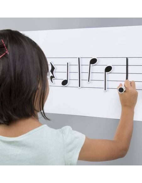 Pizarra Musical y Notas Magnéticas