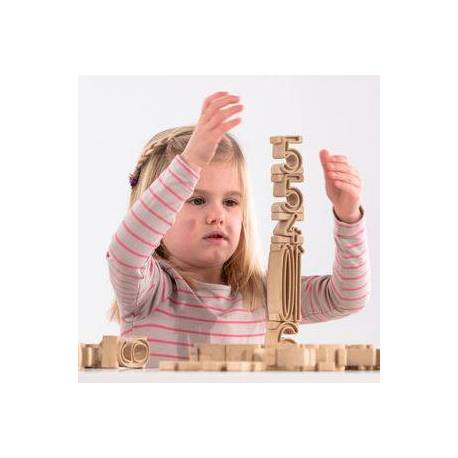 Torre de Números (34 piezas) Wissner Razonamiento lógico 2
