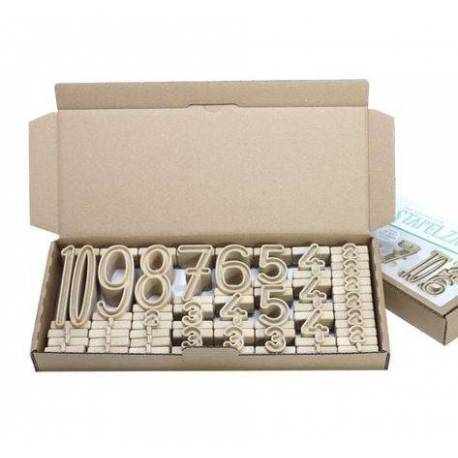 Torre de Números en Re-wood