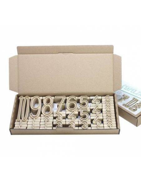 Torre de Números en Re-wood