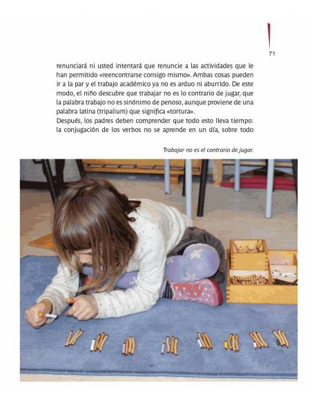 Montessori: Cuando los niños empiezan después de 6 años Escuela Viva Manuales Montessori