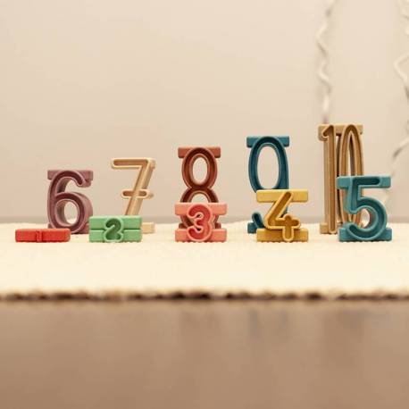 Torre de Números Montessori Wissner Matemáticas