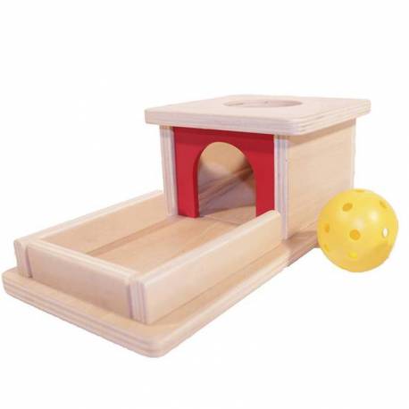 Caja de permanencia con bandeja 