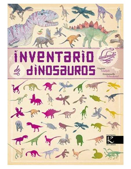 Inventario ilustrado de dinosaurios  Libros con Imágenes Reales