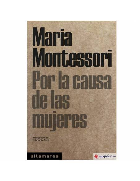 Por la Causa de las Mujeres. Maria Montessori  Libros Montessori