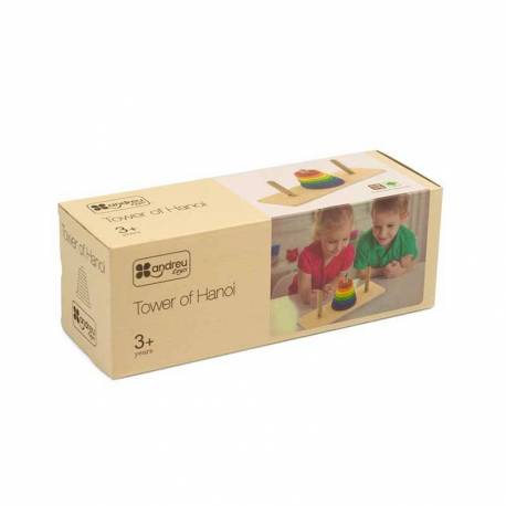 Torre de Hanoi Andreu Toys Juegos de mesa