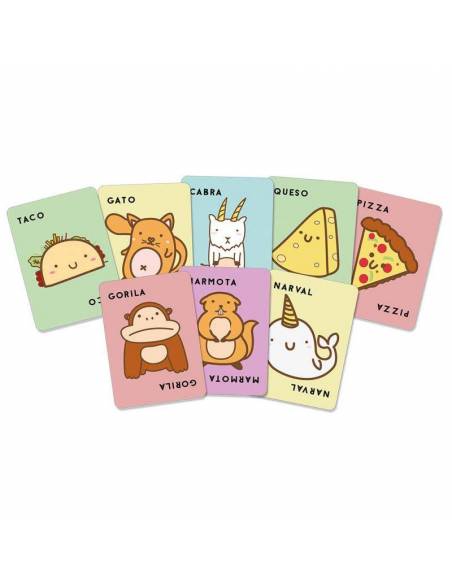 Juego de cartas Taco, Gato, Cabra, Queso, Pizza  Juegos de mesa