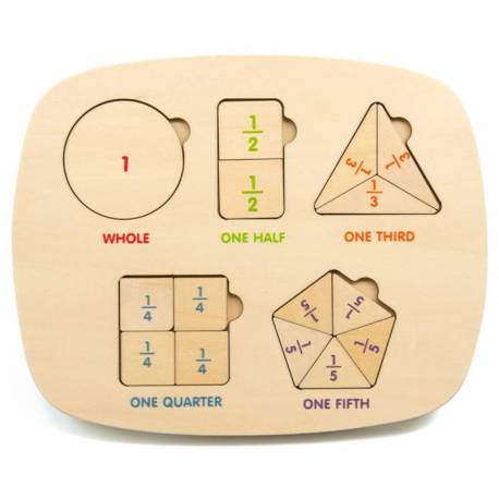 Clasificador de Fracciones en Madera Andreu Toys Fracciones 2