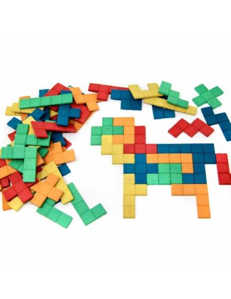 Set di Pentominós in 5 colori - 60 pezzi