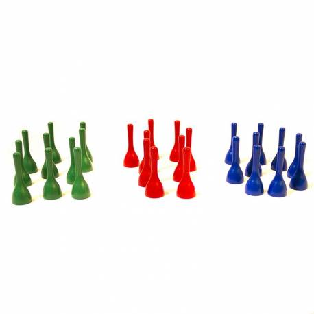 Pack 3 Peones Grandes - sellos Montessori Montessori para todos Perlas y Repuestos
