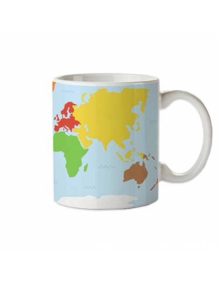 Taza Montessori El Mundo Made in Spain Regalos Montessori